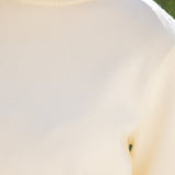 The Lara Cream Puff Sleeve Knit Top