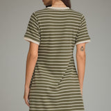 The Stella Tie Waist Stripe Dress