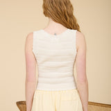 The Maura Cream Knit Top