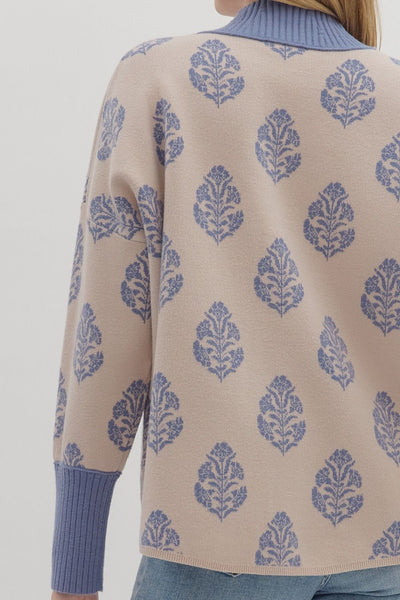 the Tilda Print Sweater