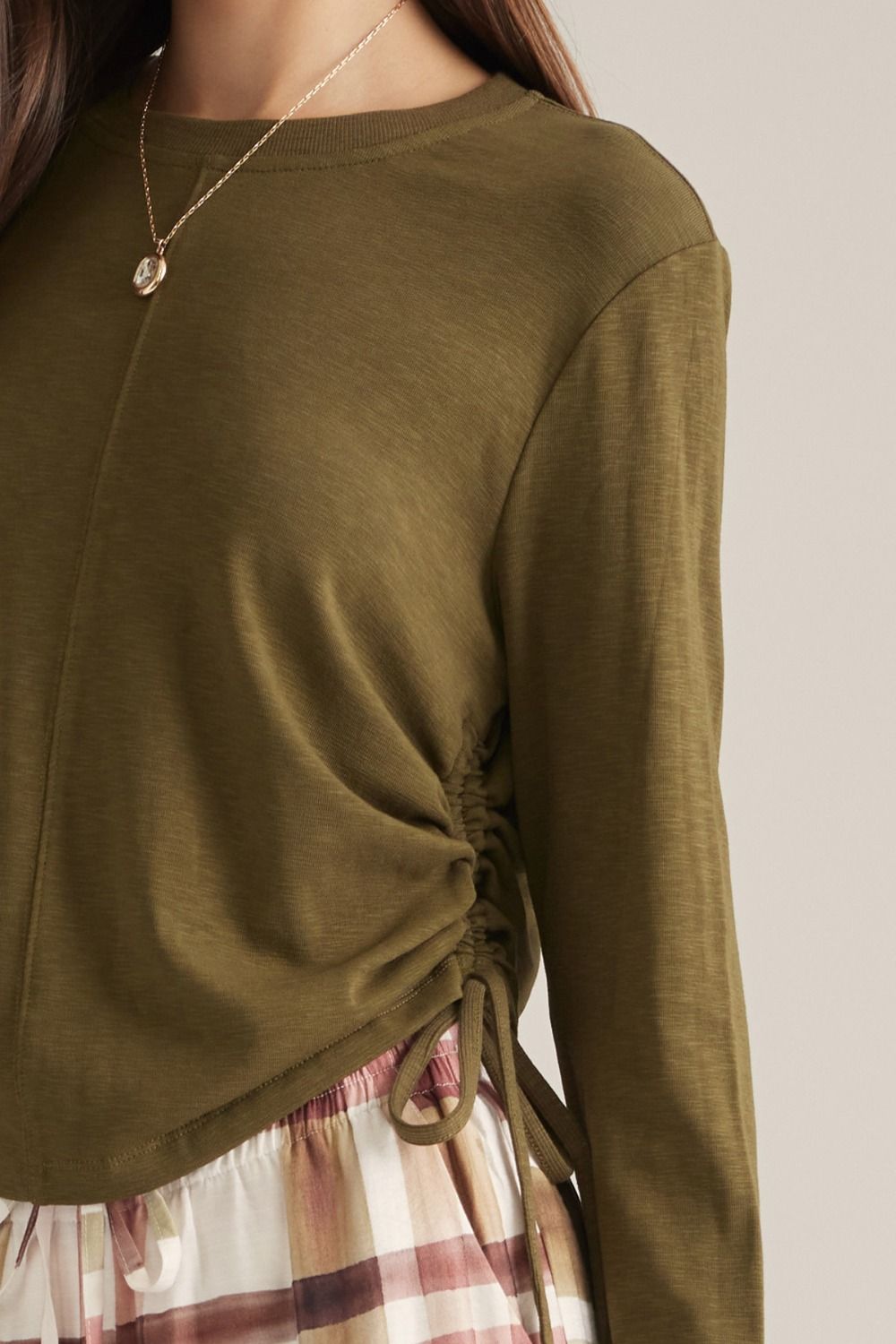The Rome Ruched Side Top