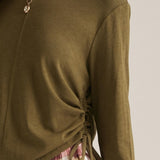 The Rome Ruched Side Top
