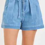 Risen Slouch Soft Denim Shorts