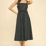 the Dylan - Black Faux leather dress