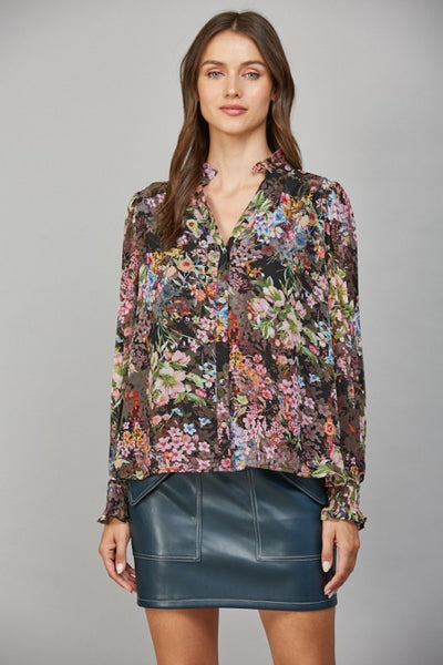 the Lauren Floral Blouse