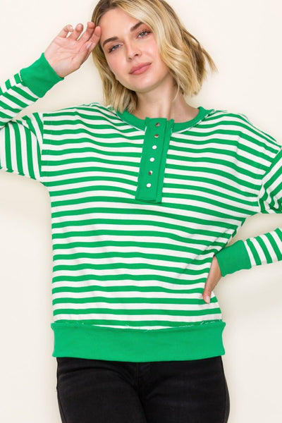 the Joey - Green Stripe