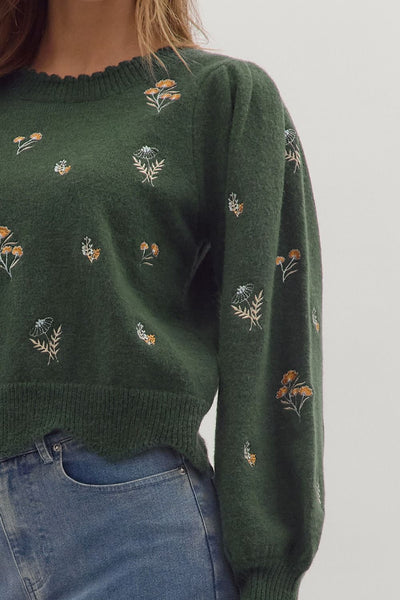 The Mabel Embroidered Sweater