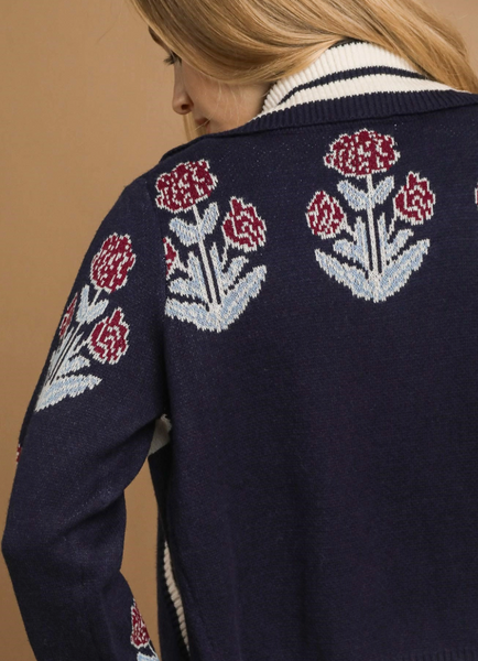 the Lincoln Zip up Sweater