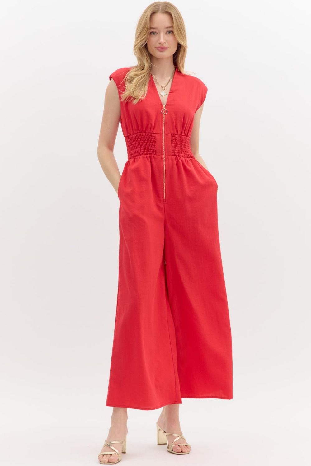 the London - Red Jumpsuit