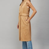 The Leslie Faux Leather Vest