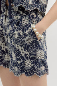 the Belle floral shorts