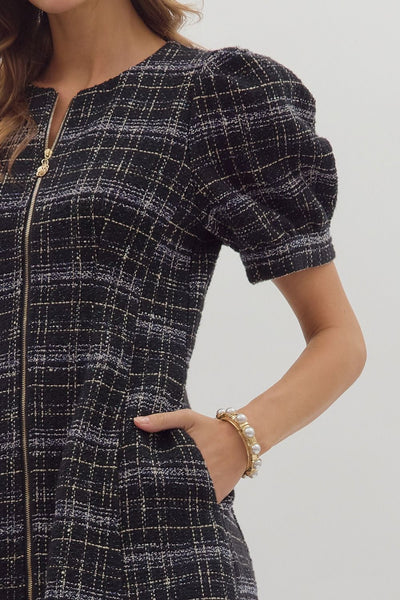the Frances Tweed Dress
