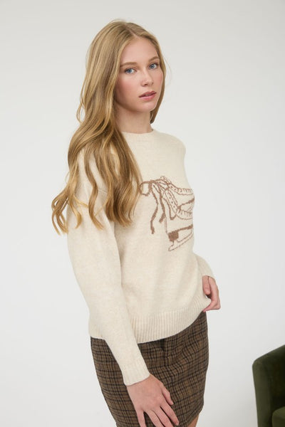 Ice Skate Sweater