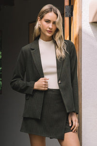 the Palmer Olive Blazer