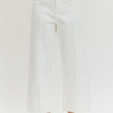 The Inez Pintuck Crop Pants