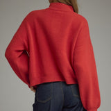 The Paulina Button Sweater
