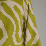 The Olivia Abstract Mock Neck Sweater