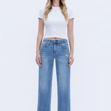 High Rise Slim Wide Denim - Flying Monkey Jeans - A4