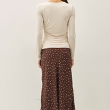 The Sloane Ruched Long Sleeve Top