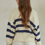 Nantucket Striped Cardigan