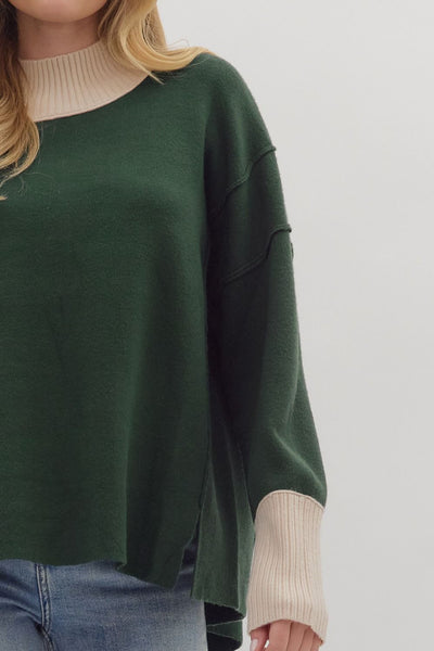 the Aspen Green Sweater