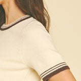 The Julie Short Sleeve Sweater
