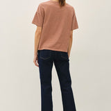 Garment Dye Cotton Slub Tee - Terracotta