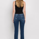 Mid Rise Ankle Slim Straight - Flying Monkey Jeans    G1