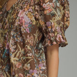 The Una Floral Print Blouse