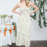 The Rosie Floral Smocked Midi Dress