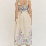 The Evie Eyelet Floral Midi Dress