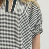 The Bessie - Black Gingham