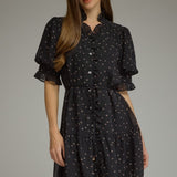 The Stevie Black Dot Dress