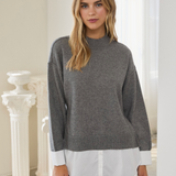 The Emery Layered Sweater Top