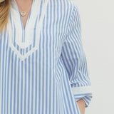 The Estella Blue Stripe Dress