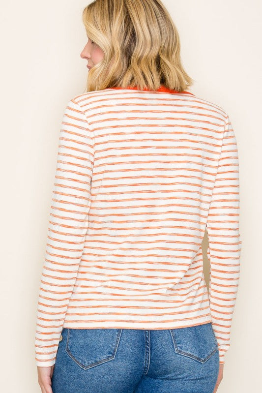 the Hazel Stripe Top