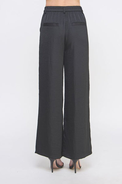 the Paula Soft Crinkle Satin Pants