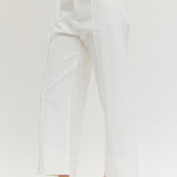 The Inez Pintuck Crop Pants