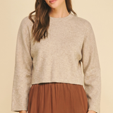 The Julianne Gathered Back Sweater