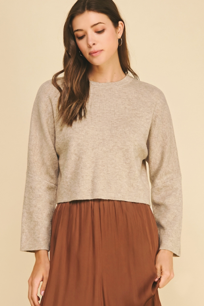 The Julianne Gathered Back Sweater