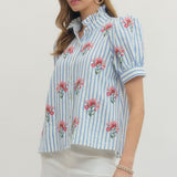 The Ava Embroidered Top