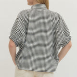 The Bessie - Black Gingham