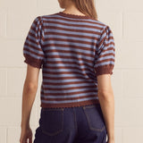 The Artie Striped Short Sleeve Sweater