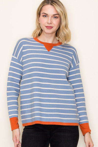 the Benny Stripe Pullover