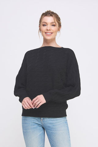 the Polly Black Sweater