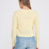 The Rebecca - Lemon Cardigan