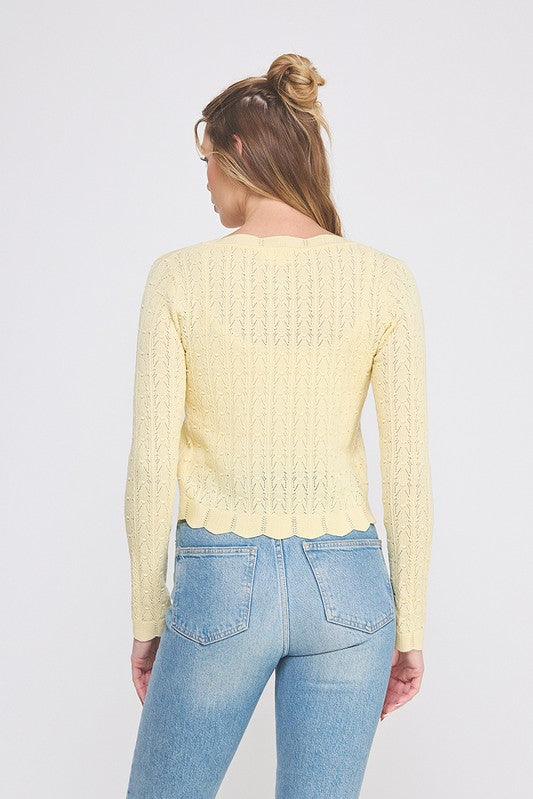 The Rebecca - Lemon Cardigan