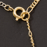 Gold Chain Coin Drop Lariat Necklace