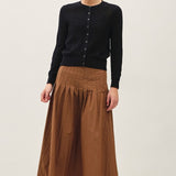 The Kassie Black Textured Cardigan