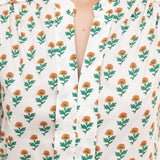 The Sadie Floral Cotton Blouse